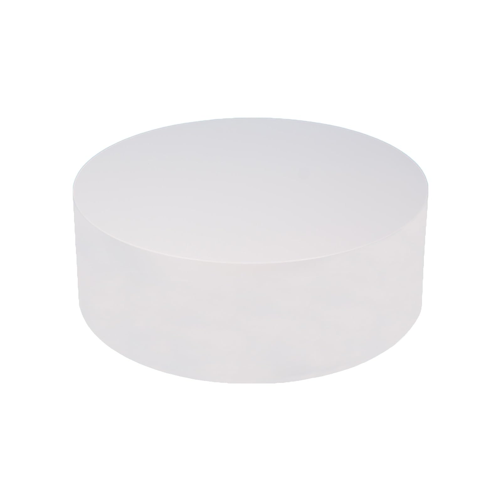 Présentoir rond de vêtements de 60 cm avec socle cylindrique mat
