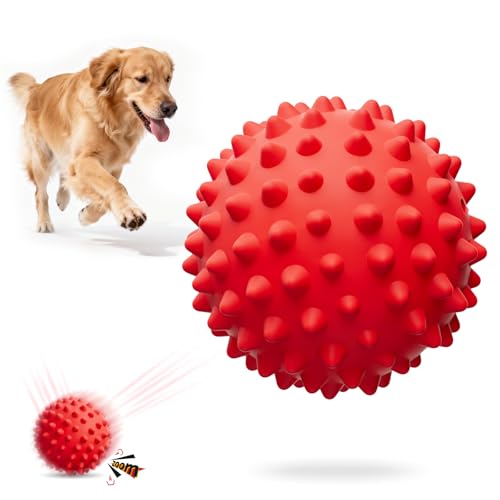 Apasiri Beef-Flavored Durable Dog Ball for Aggressive