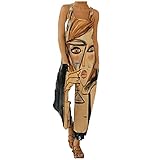❤Der moderne Overall ist Lässig, Sexy, Bedruckt, V-Ausschnitt,Rund Ausschnitt,Elegant Lang Jumpsuit super tragbar mit hohen wie mit flachen Schuhen.Dieser Overall darf man keinem Kleiderschrank fehlen.Jumpsuit Damen elegant Lang Playsuit perfekt für Herbst, Frühling und Sommer.
