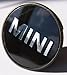 Mini 36131171069 Original-Radnabenabdeckung, schwarz, mit Mini-Schriftzug, 50 mm