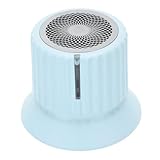 Depisuta Magnetischer Bluetooth-Lautsprecher, Bluetooth 5.3 400 mAh Tragbarer kabelloser Lautsprecher 360°-Surround-Sound Magnetischer -Handyhalter (Blue)