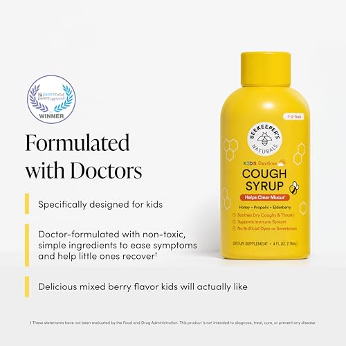 Image of Beekeeper's Naturals Kids Day Time Cough Syrup V2