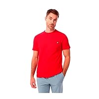 Tommy Hilfiger Uomo T-Shirt Maniche Corte Small Crest Outline con Scollo Rotondo