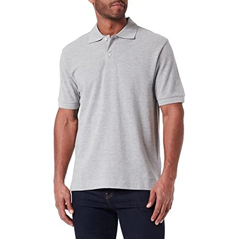 Seidensticker Men's 199530 Polo Sweater, Grey, M Cover
