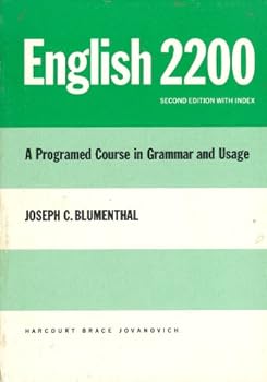 Paperback English 2200: A Programed Course In Grammar Usage. Book