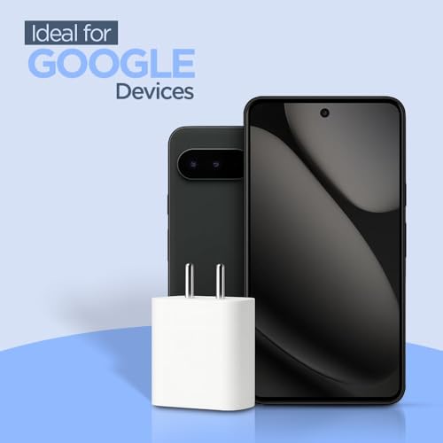 Image of 30W USB-C Fast Charging Adapter| High-Speed Wall Charger Compatible with Google Pixel 7 /7a /7 Pro /8 /8a /8 Pro /9 /9a /9 Pro /9 Pro XL /10 /10 Pro /10 Pro XL Smartphones - White| BIS Certified
