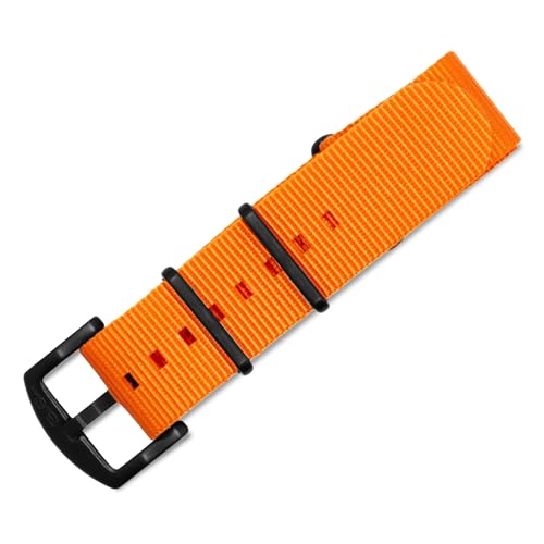 Image of BluShark - Original Collection Military-Style Waterproof Watch Strap, Fits All Timepiece Brands, Durable Nylon Wristwatch Accessories with Stainless Steel Buckle - 18mm, 20mm, 22mm & 24mm Watch Bands