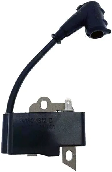 HEPENG Ignition Coil fit STIHL 41804001313 FS91,FS111,FS131,KM91 Trimmer,ID# 4180 1312 C MC3 4180 01 VC182 X