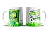Taza Del Revés 2 con Todos los Personajes y Emociones- ¡Imprescindible para Fans! ¡Regalo para niños y niñas! 350ml Cerámica (Desagrado)