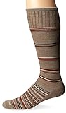 Sockwell Men's Concentric Stripe Compression Socks, Large/X-Large, Khaki