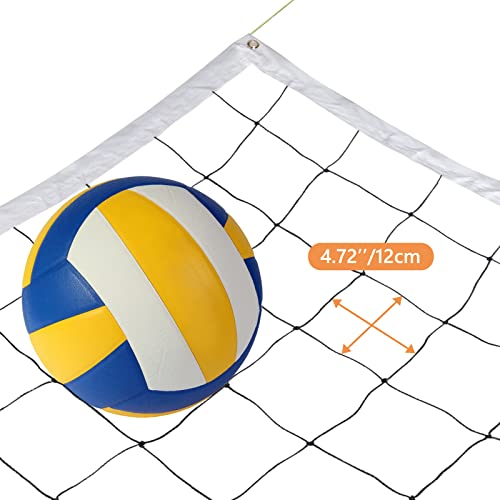image for COENGWO Heavy Duty Outdoor Volleyball Net for Backyard with Steel Cabl