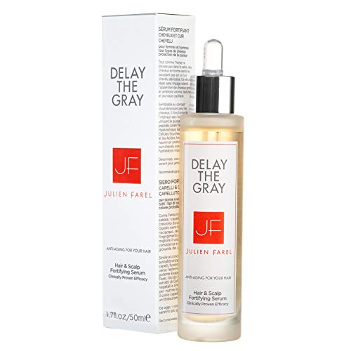 Julien Farel Magnifique Delay The Grey Hair & Scalp Serum, 1.7 Fl Oz – SLS & Paraben Free – Best for Normal, Fine, Thinning, Damaged and All Hair Types, As Seen on The View