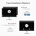 BERSEM 21.5 Inch Monitor Computer Privacy Screen Filter for 16:9 Ratio,Removable Monitor Anti-Glare & Privacy Filters for 21.5 Inch, Anti Blue Light, Anti-Spy, Anti-Scratch, UV-Blocking