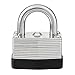 BRINKS - 40mm Laminated Steel Keyed and Warded Padlock - Chrome Plated with Hardened Steel Shackle