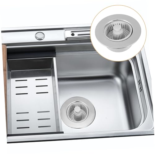 Colador para fregadero VILLCASE de acero inoxidable y ABS miniatura 6