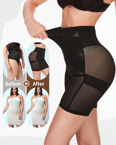 Shapewear Tummy Control Shorts - High Waisted Body Shaper Underwear Thigh Slimmer Panties Waist Trainer Girdle Panty4