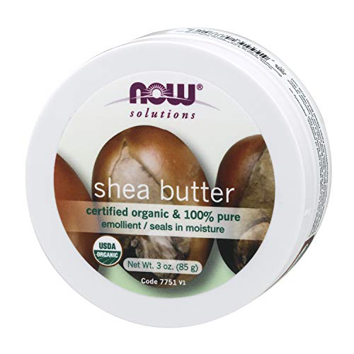 Now Solutions, Certified Organic Shea Butter, Moisturizer For Rough And Dry Skin, Travel Size, 3-Ounce #TOP2