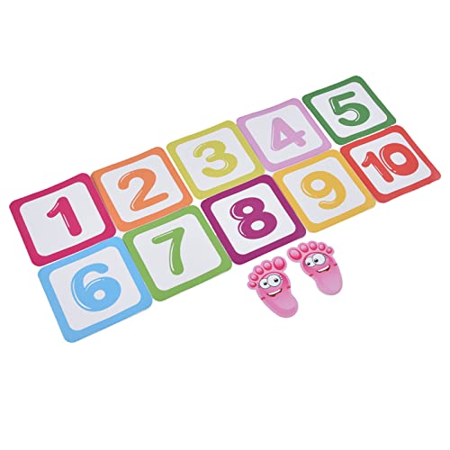 HAOX Autocollant de décoration de Sol, numéro Classique Jeu de Protection de l'environnement Autocollant de Sol pour la Section Maternelle pour Les salles de Classe Cover