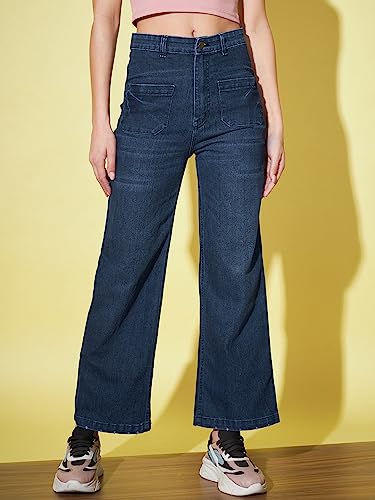 Image of GUTI Womens High Rise Ankle Length Jeans