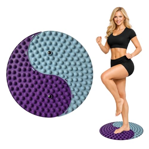 Acelnbrk Foot Massager Mat, Yinyang Balance Tai chi Bagua Pattern