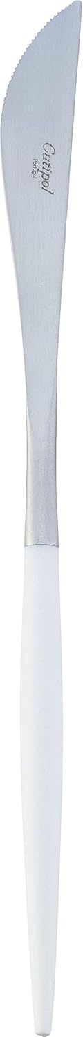 Cutipol GO.08 W Dessert Spoon, GOA, White x Silver