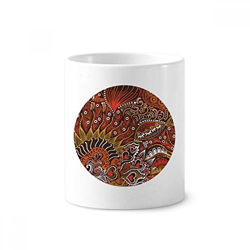 Gobelet en céramique poissons rouges 350ml pour brosse à dents et stylos