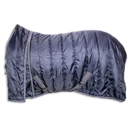 Manta de cuadra 420D Los Nietos Dressage | Talla: 155 cm | Equipamiento para el caballo | Producto de Guarnicionería | Tradición artesana | Los Nietos | Color Azul