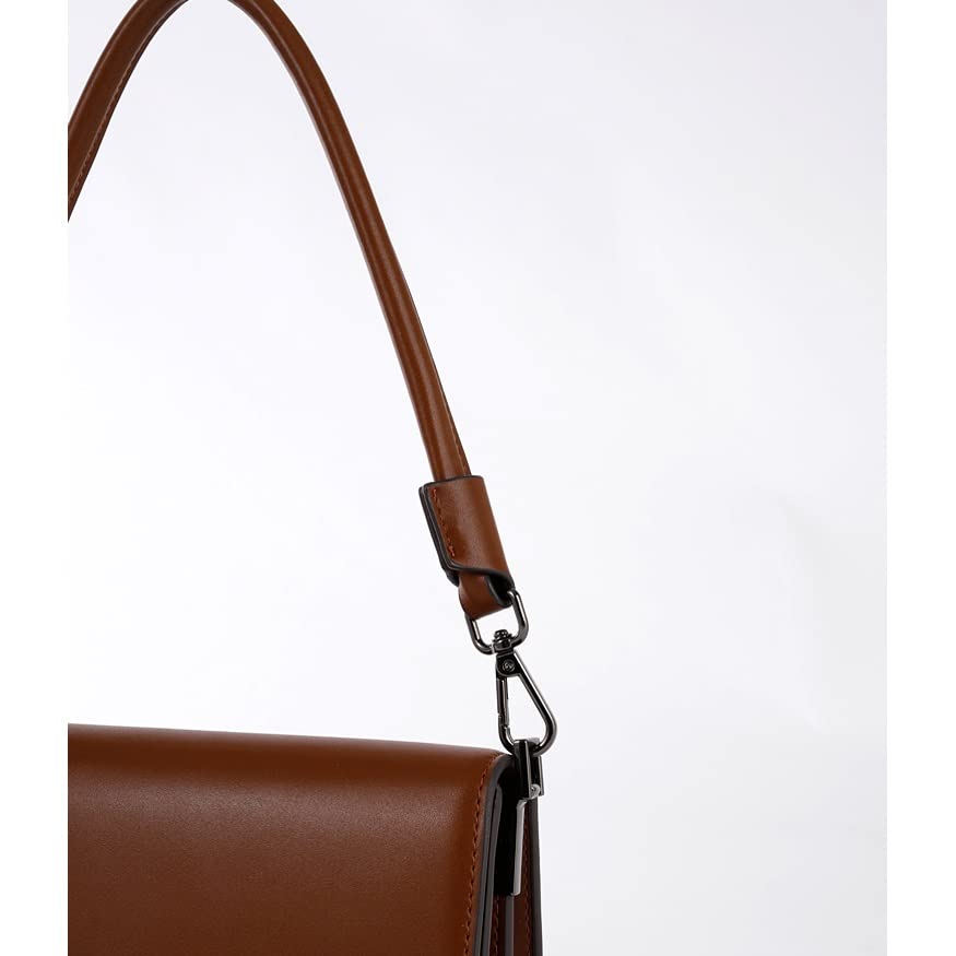 Correa de cuero para bolso de un solo hombro con enganche resistente 3