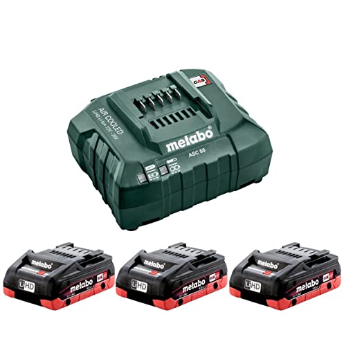 Metabo 685132380 18V Basic Set inc. 3 x 4.0Ah LiHD Batteries & Charger