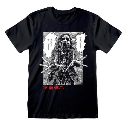 STARRY STAR JUNJI-ITO - Ghoul T Shirt MANGAKA M Black
