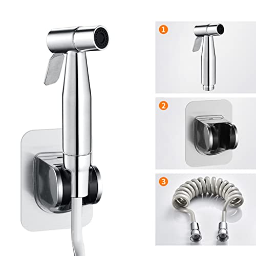 Douchette bidet de toilette pour balcon et WC avec flexible extensible de 2 mètres de long