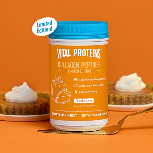 Image of Vital Proteins Pumpkin Spice Collagen Peptides, 20g Collagen Peptides, Healthy Hair, Skin, Nails & Joints