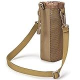 selighting attacchi tattico molle militare bottiglia d' acqua borsa sacca di idratazione bottle holder carrier bag zaino, earthen, taglia unica