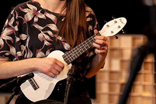Ortega Guitars Ukulélé Soprano blanc – Keiki K2 – Kit de démarrage incluant Accordeur, Courroie, 5 Médiators Medium et… - Les Beatles, Paul McCartney, John Lennon, RIngo Starr, George Harrison Ortega Guitars Ukulélé Soprano blanc - Keiki K2 - Kit de démarrage incluant Accordeur, Courroie, 5 Médiators Medium et… – Image 7