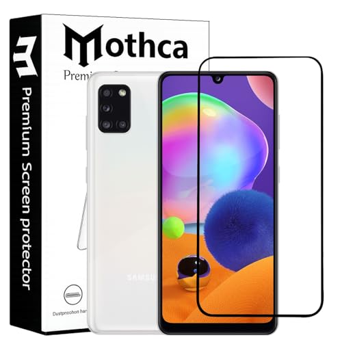 Image of Mothca Military-Grade Tempered Glass for Samsung Galaxy M32 4G / M22 / A32 4G / A31 / A22 4G / F22 with Edge to Edge Coverage - Case Friendly, Installation Kit