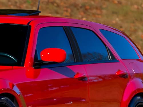 Calcomanía de poste para pilar de Dodge Magnum 2005-2008, personalización fibra carbono 4D 2