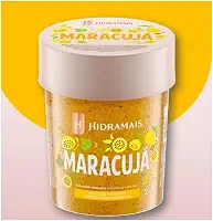 Esfoliante Corporal Sabonete Mousse Maracujá 350g - Hidramais - Dupla Ação: Esfolia e Hidrata, Textura Leve e Perfumada para a Pele