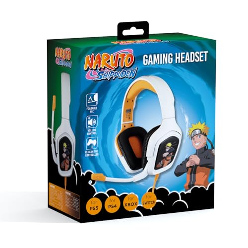 Miniatura 11 de Konix Naruto Shippuden Auriculares Gaming Con Cable Para Ps4, Ps5, Switch, Xbox One Y Series X S - Micrófono - Cable De 1,5 M - Conector Jack De 3,5 Mm - Diseño De Naruto
