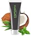Charcoal Teeth Whitening Toothpaste Activated - All Natural Black Fluoride Free Tooth Whitener Paste Powder - Best For White Teeth + Fresh Breath Tea Tree Oil / Peppermint Flavor - Carbon+ MADE IN USA