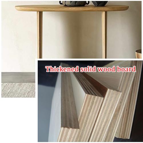 Recibidor mesa de madera con esquinas redondeadas antiimpactos 7