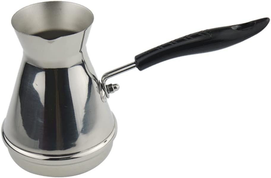 Turkish Coffee Pot Coffee Decanter Espresso Decanter Stainless Steel (Color : A Size : 250ml) (A 650ml)