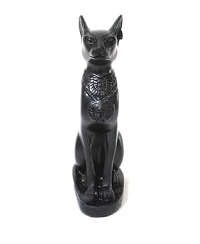 ☆b384、ソリッドブ ラス 背の高い立ち猫の彫刻 1980年 Amazon.co.jp: エジプトの猫の像、猫の像の装飾、エジプト猫の