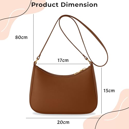 Image of Kraptick Hand Bag - Stylish Small Shoulder Bag for Women, Mini Shoulder Purse, Casual Lightweight Sling Bag for Women, Crossbody Bag for Ladies, Women's Travel Handbag