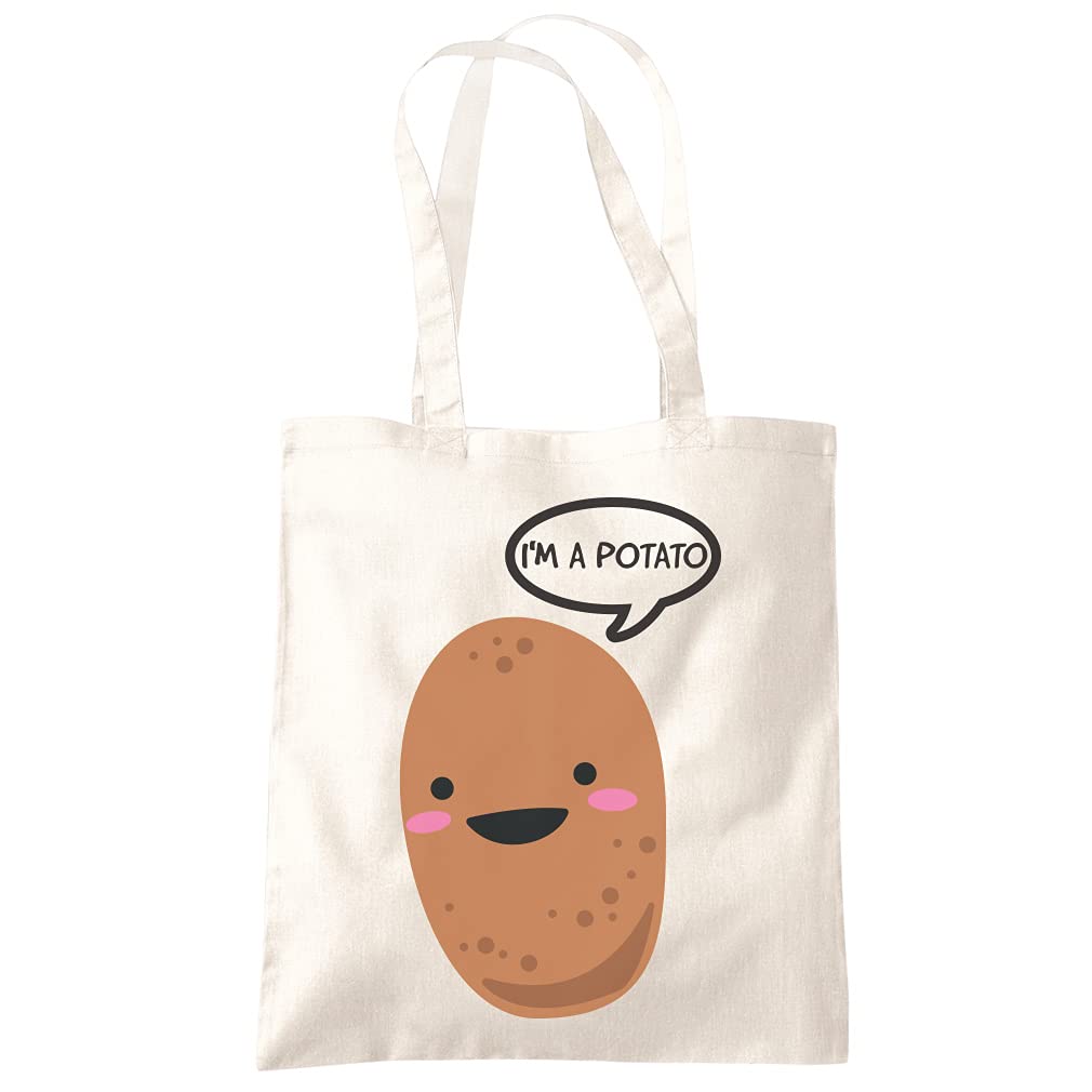 I'm A Potato - Tote Shopping Bag - Funny Vegetable Food One size natural