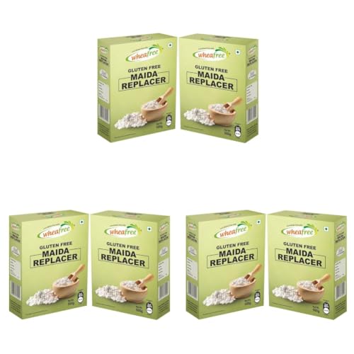 Image of Wheafree Gluten Free Maida Replacer Flour - Pack of 6 (500g Each) | All Purpose Flour | 100% Natural and Wholesome Ingredients
