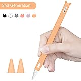 Einfaches Aufladen: Diese extrem dünne Silikonhülle beeinflusst das drahtlose Aufladen von Pencil (2. Generation) nicht. Sie können Pencil direkt aufladen, indem Sie das iPad Pro magnetisch anbringen, ohne die Federtasche zu entfernen.