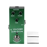 Portable Design: Electric guitar effect pedal has a smart portable design, making it easy for players to carry and use for performances or travel. Super Gain Effect Pedal: This electric guitar overload effect pedal provides high gain sound effects an...