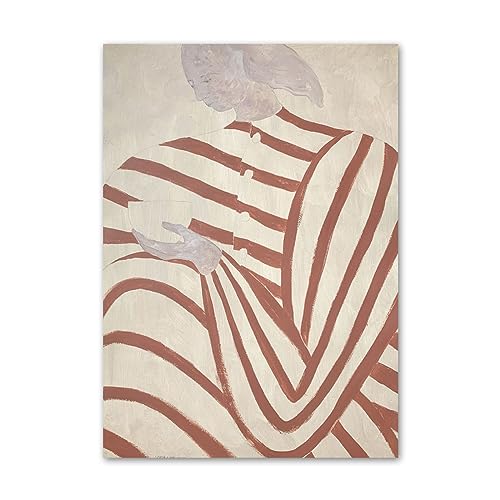 LVTFCO Abstraktes Sofia Lind Pyjamas Mädchen Poster und Drucke Sofia Lind Leinwand Wandkunst Sofia Lind Gemälde Sofia Lind Bild für Heimdekoration 50 x 70 cm ohne Rahmen