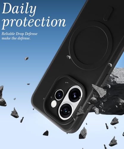 Image of WOW IMAGINE Back Case Cover for Oppo Reno 15 Pro 5G | Reno 15 Pro Mini | Soft Matte Silicone Case| Slim Fit & Shockproof | Camera Protection Bumper Cover (Black)