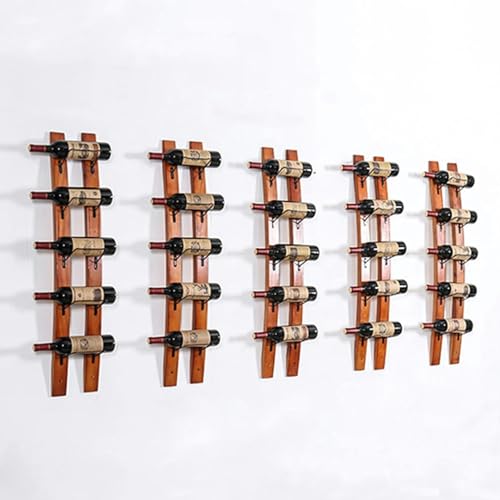 Casier à vin en métal pour optimiser vos petits espaces avec rangement mural suspendu - 6